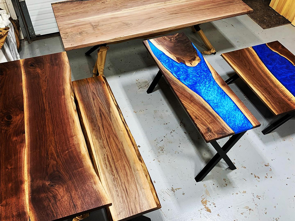Epoxy Tables by the Kopper Mill